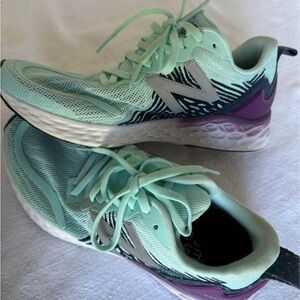 New Balance Women's Aqua and Purple Athletic Shoes